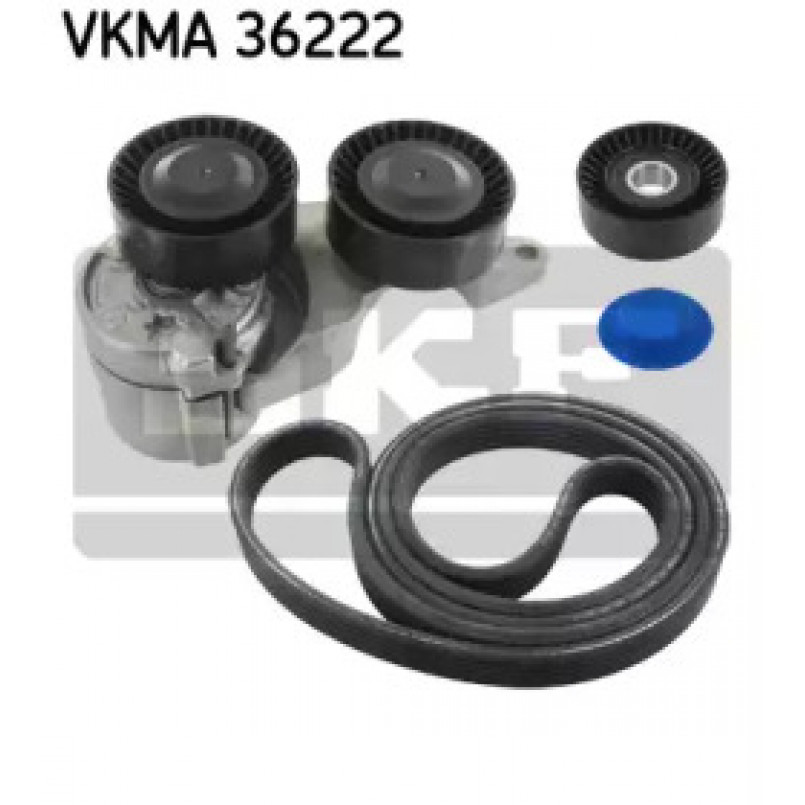 VKMA 36222 SKF Комплект доріжкового ремня (ролик, ремінь)